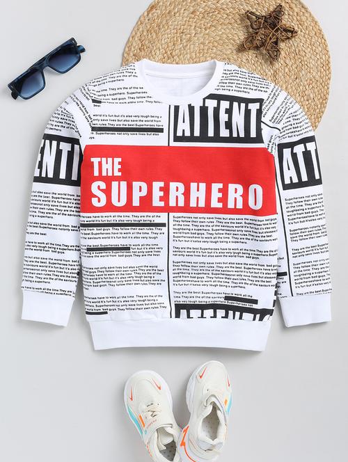 kids printed long sleeves sweatshirt - 21680840 - Very Small Image - 1