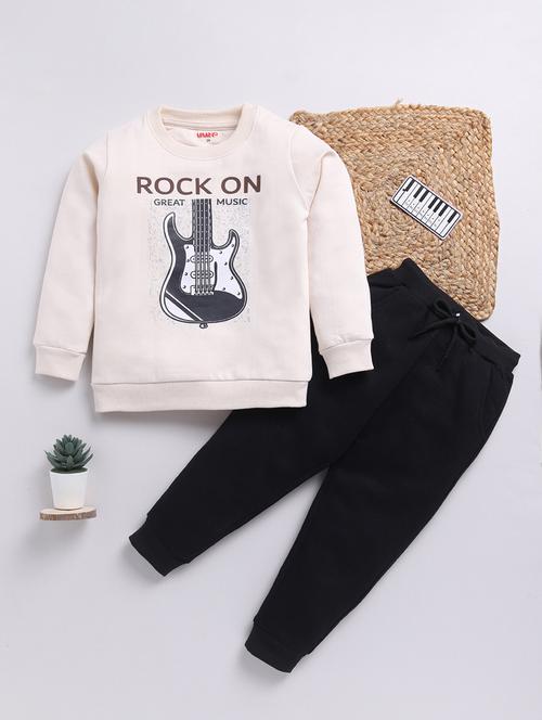 boys t-shirt & jogger full length set - 21680971 - Very Small Image - 1