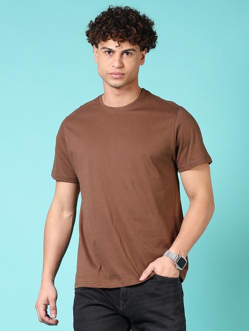 men solid short sleeve t-shirt - 21681048 - Very Small Image - 1