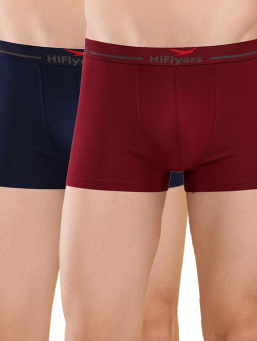 men solid low rise trunks combo - 21681720 - Very Small Image - 1