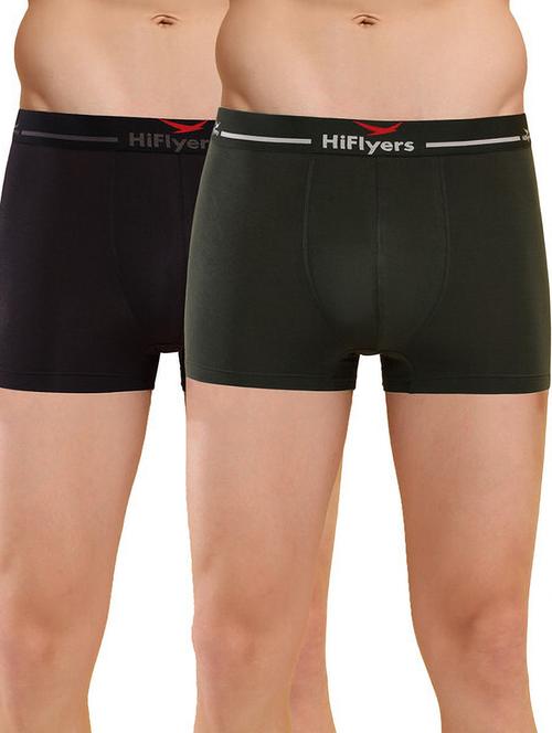 men solid low rise trunks combo - 21681783 - Very Small Image - 1