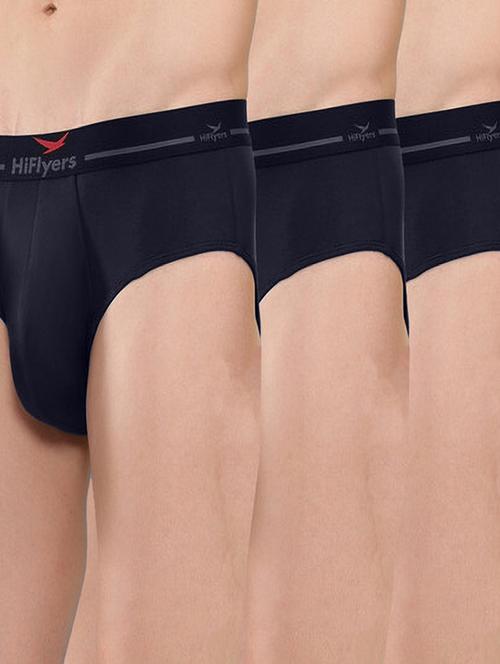 men solid low rise hipster briefs combo - 21681843 - Very Small Image - 1