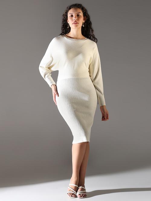 women solid winter wear dress with pullover - 21682113 - Very Small Image - 1