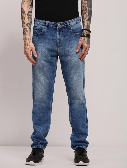 men low rise slim fit plain jeans - 21682344 - Very Small Image - 1