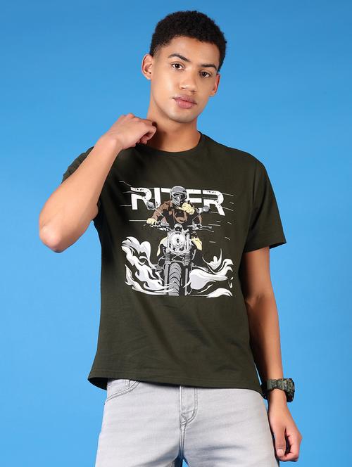 men printed short sleeve regular fit t-shirt - 21682900 - Very Small Image - 1