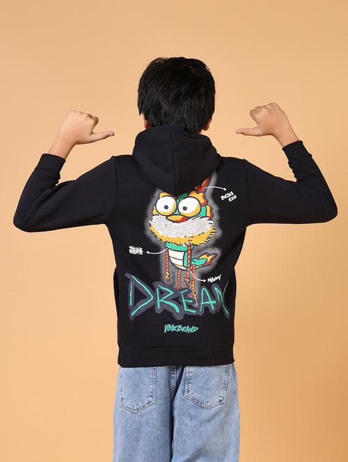boys printed long sleeves hooded sweatshirt - 21683112 - Very Small Image - 1