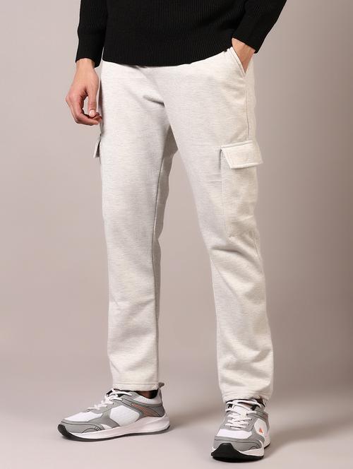 men solid mid rise regular fit cargo - 21683113 - Very Small Image - 1