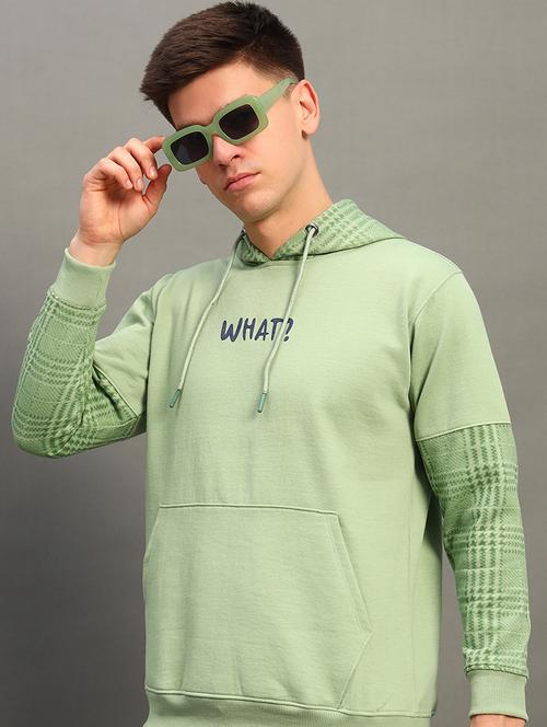 men long sleeves placement print sweatshirt - 21683215 - Very Small Image - 1