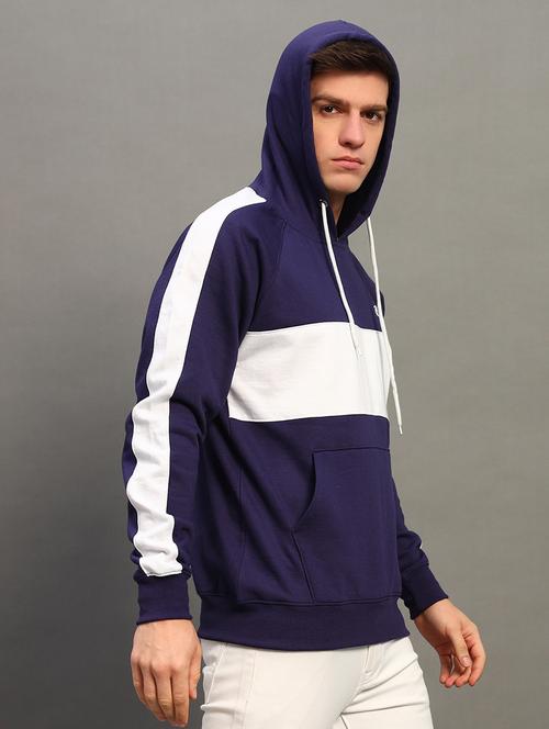 men color block long sleeve sweatshirt - 21683216 - Very Small Image - 1