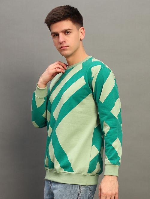 men long sleeves printed sweatshirt - 21683227 - Very Small Image - 1