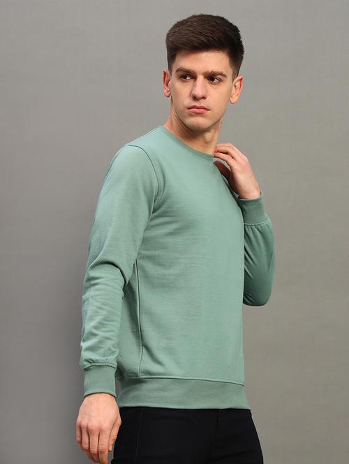 men long sleeves plain sweatshirt - 21683230 - Very Small Image - 1
