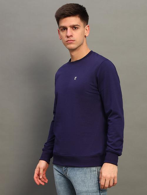men long sleeves plain sweatshirt - 21683231 - Very Small Image - 1