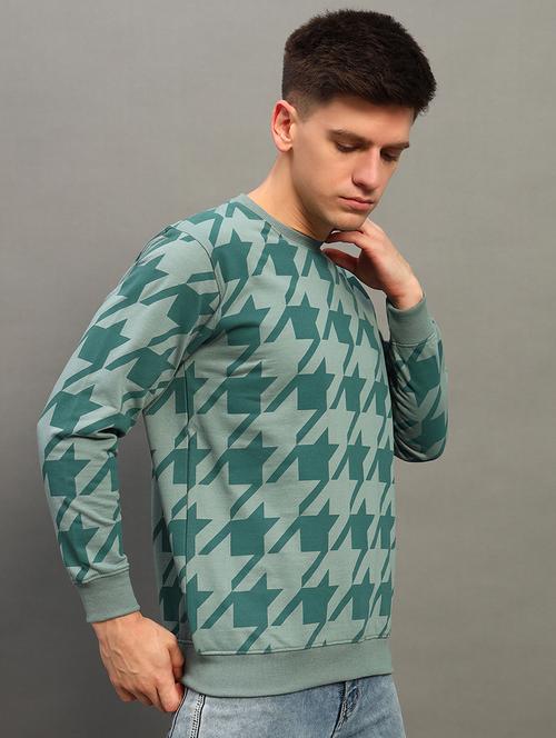 men all over print long sleeve sweatshirt - 21683241 - Very Small Image - 1