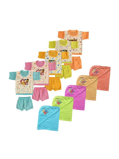 printed clothing combo set for kids - 21683412 - Very Small Image - 1