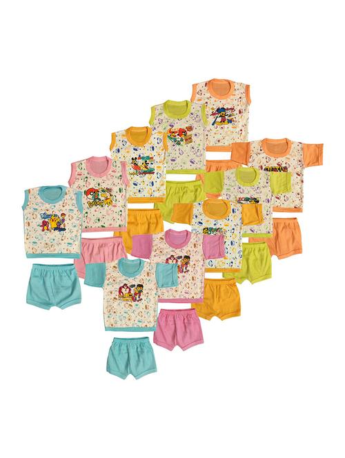 printed clothing combo set for kids - 21683417 - Very Small Image - 1