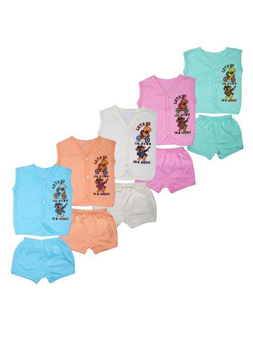 kids printed cotton shorts twin sets combo - 21683457 - Very Small Image - 1