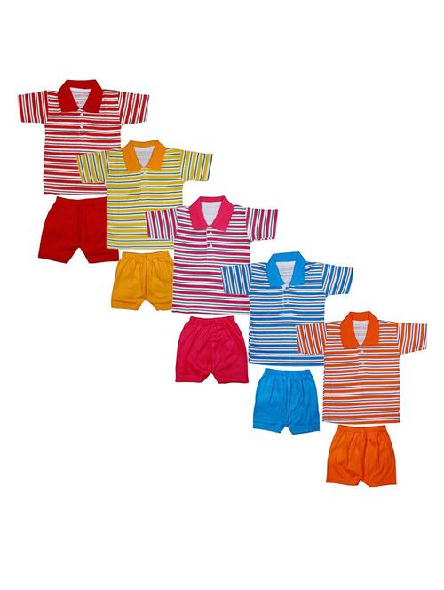 kids printed cotton shorts twin sets combo - 21683473 - Very Small Image - 1