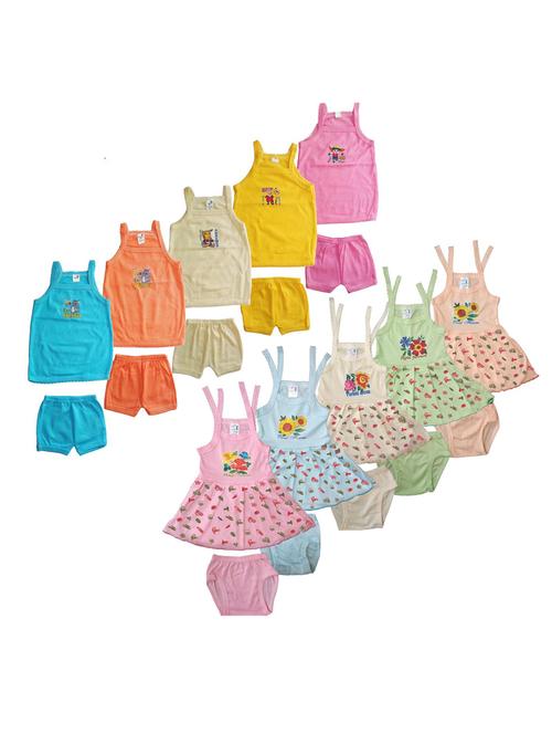 unisex printed clothing combo set for kids - 21683478 - Very Small Image - 1