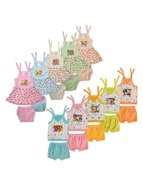 unisex printed clothing combo set for kids - 21683483 - Very Small Image - 1