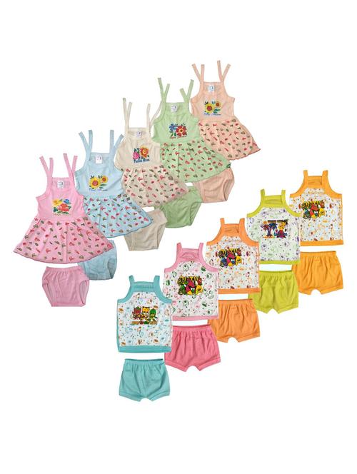 unisex printed clothing combo set for kids - 21683484 - Very Small Image - 1