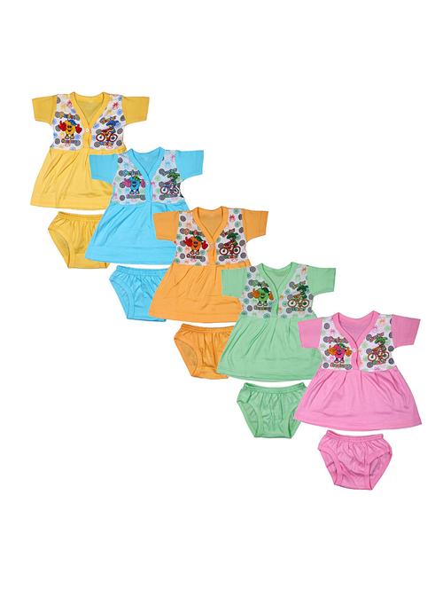 girls printed frock & bloomer combo - 21683497 - Very Small Image - 1