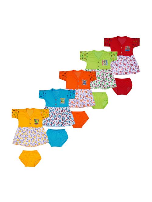 girls printed frock & bloomer combo - 21683503 - Very Small Image - 1