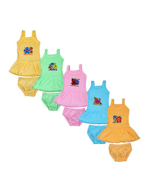 girls printed frock & bloomer combo - 21683526 - Very Small Image - 1