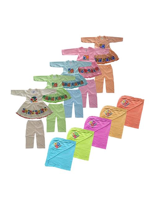 printed clothing combo set for kids - 21683528 - Very Small Image - 1