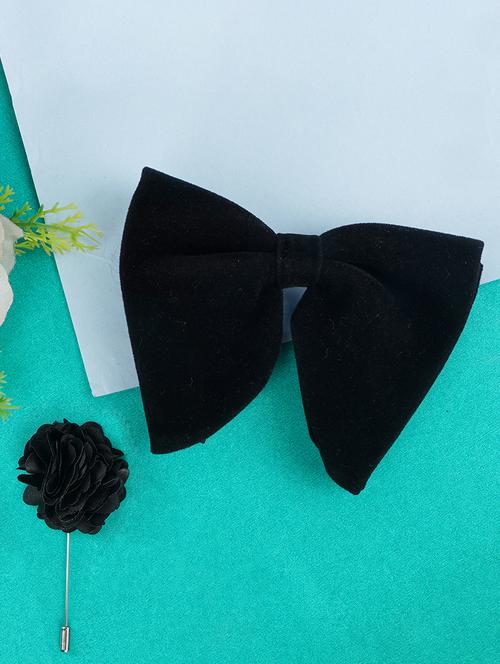 men elegant accessory set of bow tie & lapel pin combo - 21684921 - Very Small Image - 1
