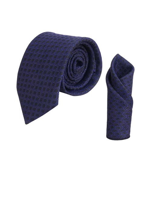 men elegant self-textured tie with pocket  - 21684942 - Very Small Image - 1