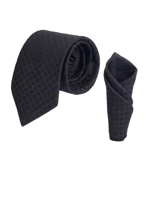 men elegant self-textured tie with pocket  - 21684943 - Very Small Image - 1