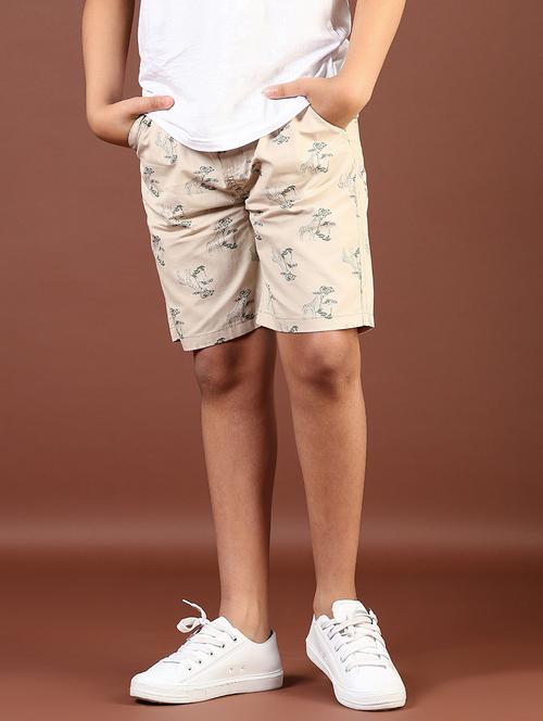 boys printed mid rise regular fit short - 21685116 - Very Small Image - 1