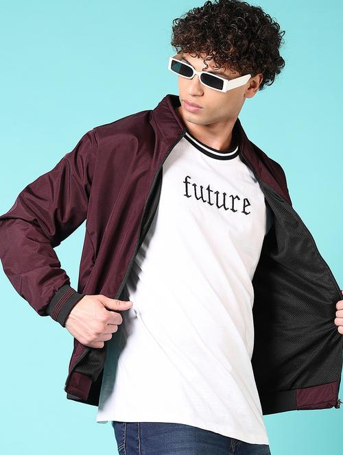 Men Soli Dlong Sleeve Bomber Jacket - 21685760 - Very Small Image - 1