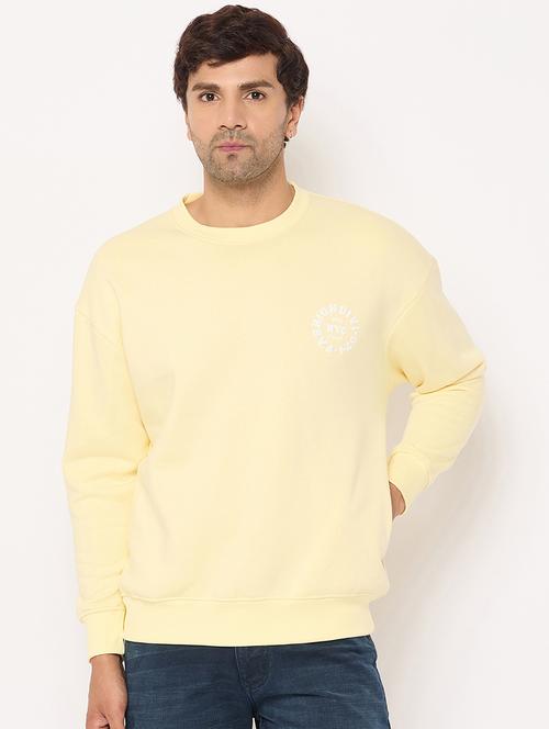 men long sleeves front & back print sweatshirt - 21686430 - Very Small Image - 1