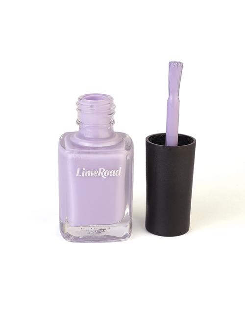 limeroad hd shine quick drying long stay lavender nail paint  - 21687447 - Very Small Image - 1
