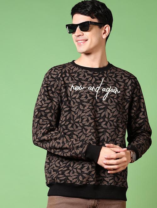 men long sleeves printed sweatshirt - 21687519 - Very Small Image - 1