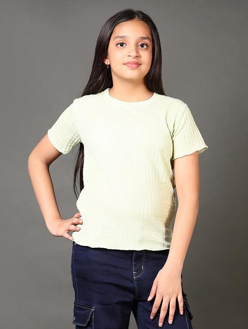 girls solid short sleeves tee - 21687526 - Very Small Image - 1