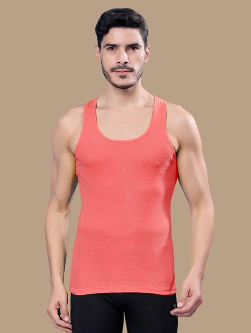men scoop neck solid vest - 21688003 - Very Small Image - 1
