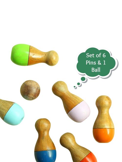 small bowling pin set - 21688861 - Very Small Image - 1