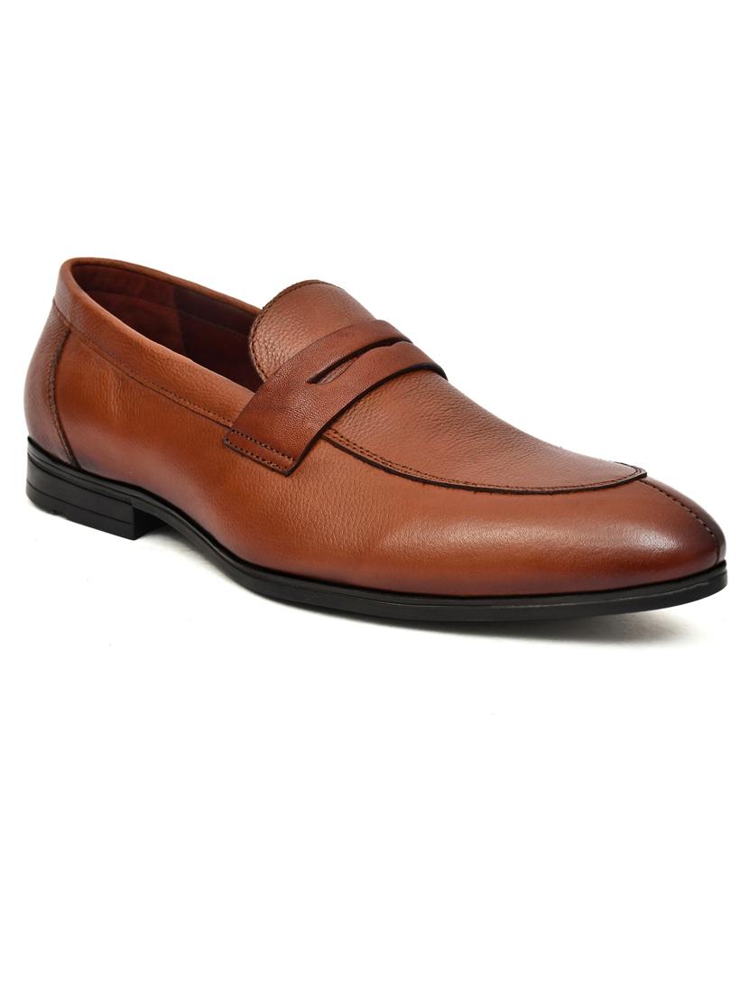 men solid slip on loafers - 21690426 - Standard Image - 1