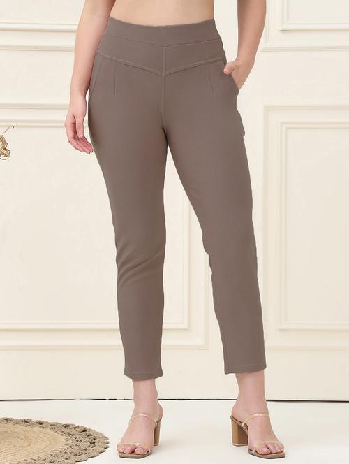 women solid high rise jegging - 21690674 - Very Small Image - 1