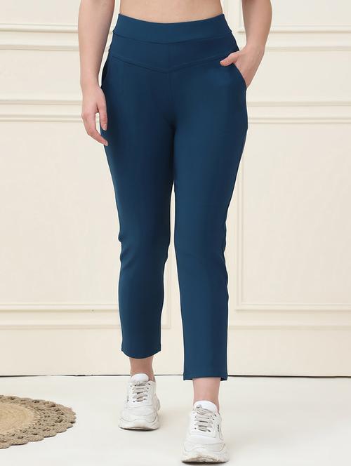 women solid high rise jegging - 21690675 - Very Small Image - 1