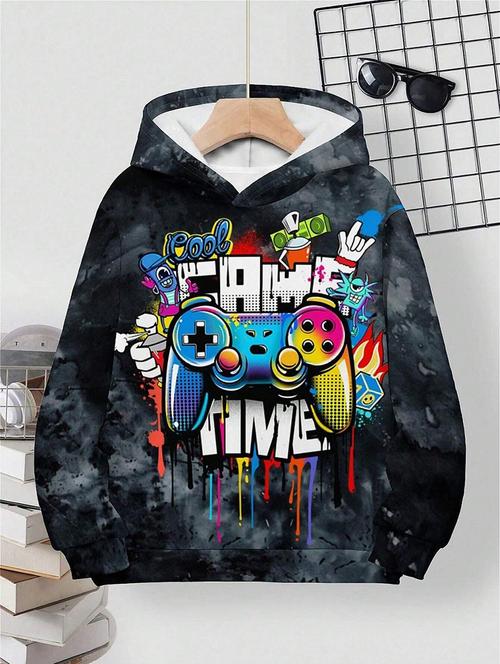 kids long sleeves printed sweatshirt - 21691286 - Very Small Image - 1