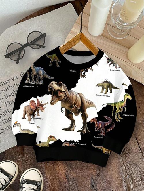 kids long sleeves printed sweatshirt - 21691301 - Very Small Image - 1