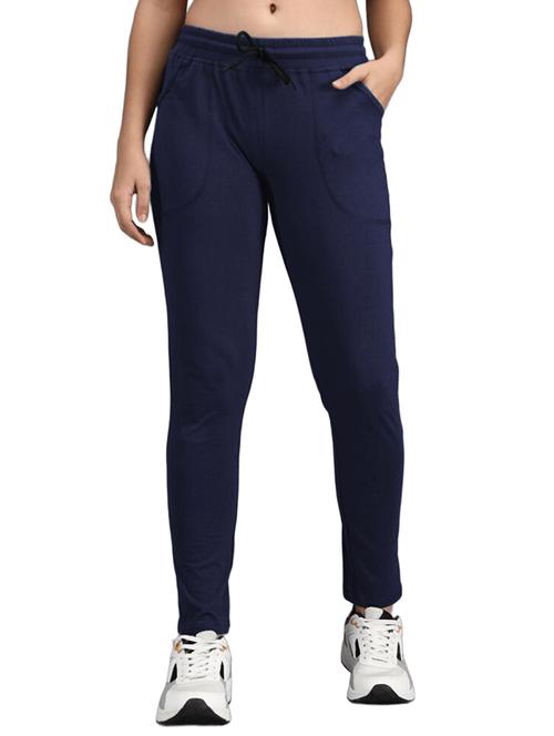 women mid rise solid regular track pant - 21691675 - Very Small Image - 1