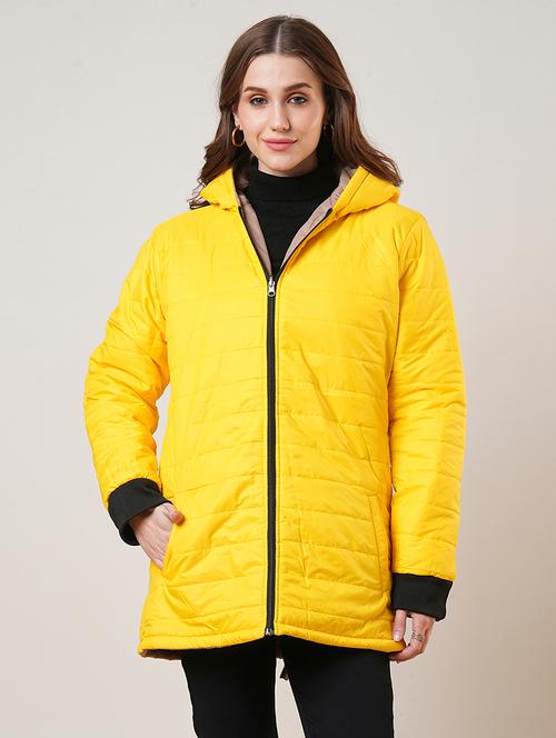 women long sleeves reversible puffer jacket - 21691720 - Very Small Image - 1