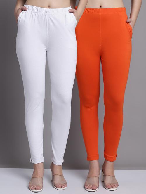women pack of 2 solid leggings - 21691746 - Very Small Image - 1