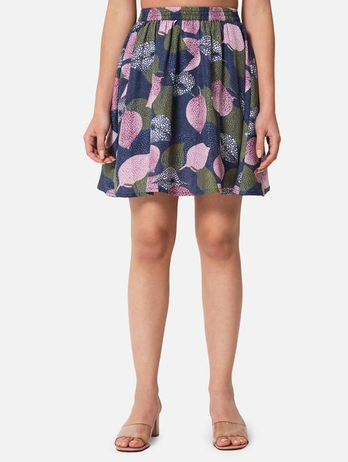 women printed high rise flared skirt - 21691798 - Very Small Image - 1