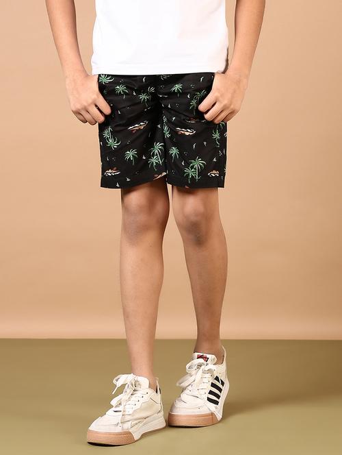 boys printed mid rise shorts  - 21692738 - Very Small Image - 1