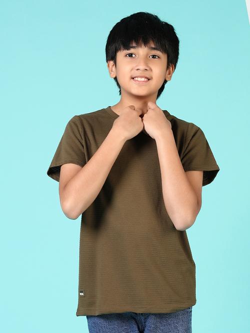 boys solid short sleeve t-shirt - 21692764 - Very Small Image - 1